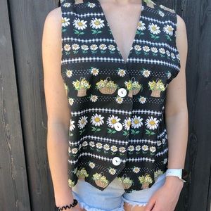 vintage flower vest!